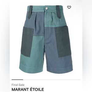 Women’s Marant Etolie TwoTone Knee Length Shorts